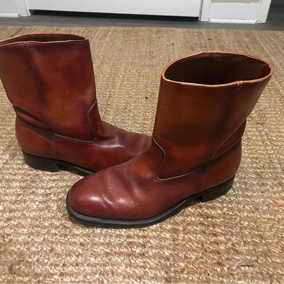 Vintage Men\'s Brown Leather Boots main image 5